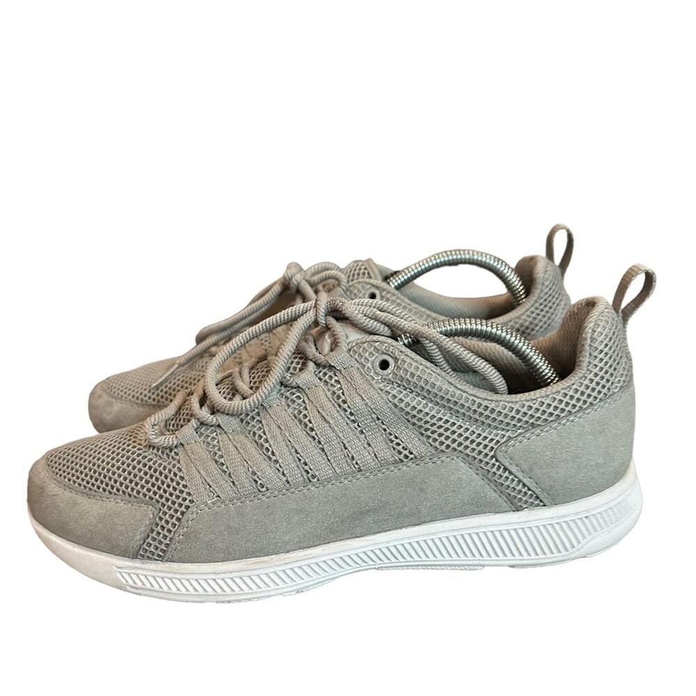SUPRA gray sneaker‎ lace up knit upper size 9.5 - Picture 4 of 7